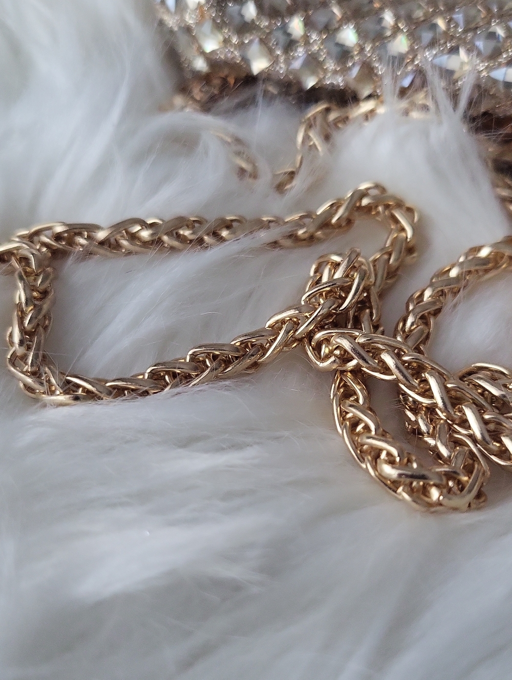 Gold Rhinestone Evening Bag - Picture 9 of 9